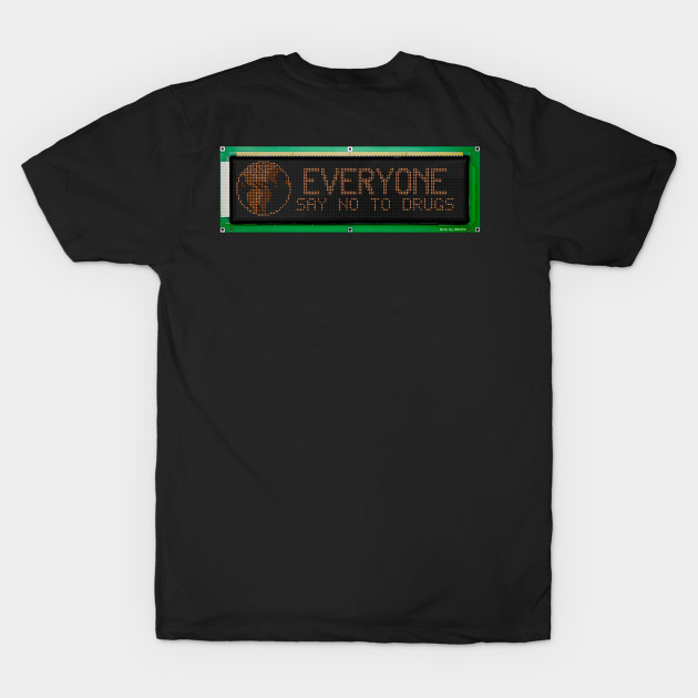 Say No to Drugs Dot Matrix Display by DRI374